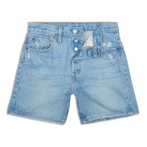 Levi’s 501 jean short hi rise mid thigh size 28